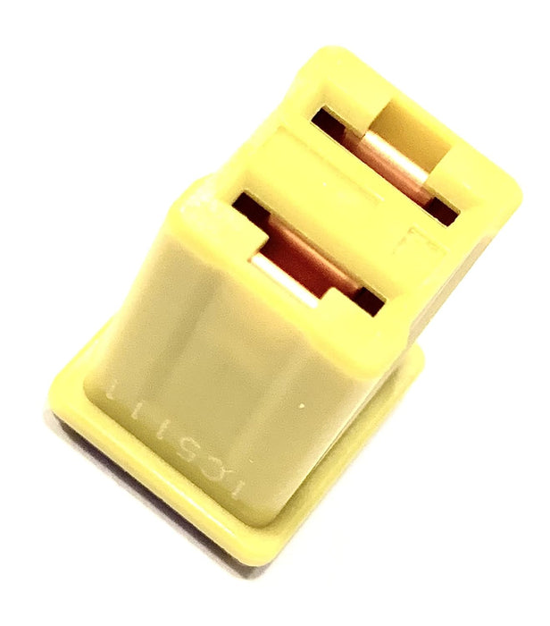 10 Pack!! 60 AMP Yellow Automotive Low Profile Mini J Case Fuse for Ford, Chevy/GM Nissan Toyota Hyundai Kia etc Pickup Trucks Cars and SUVs 1879001126 7T4Z14526F 68144447AA 38211MCAA61