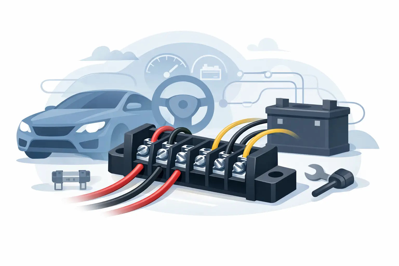 Choosing a Terminal Block for Car Wiring