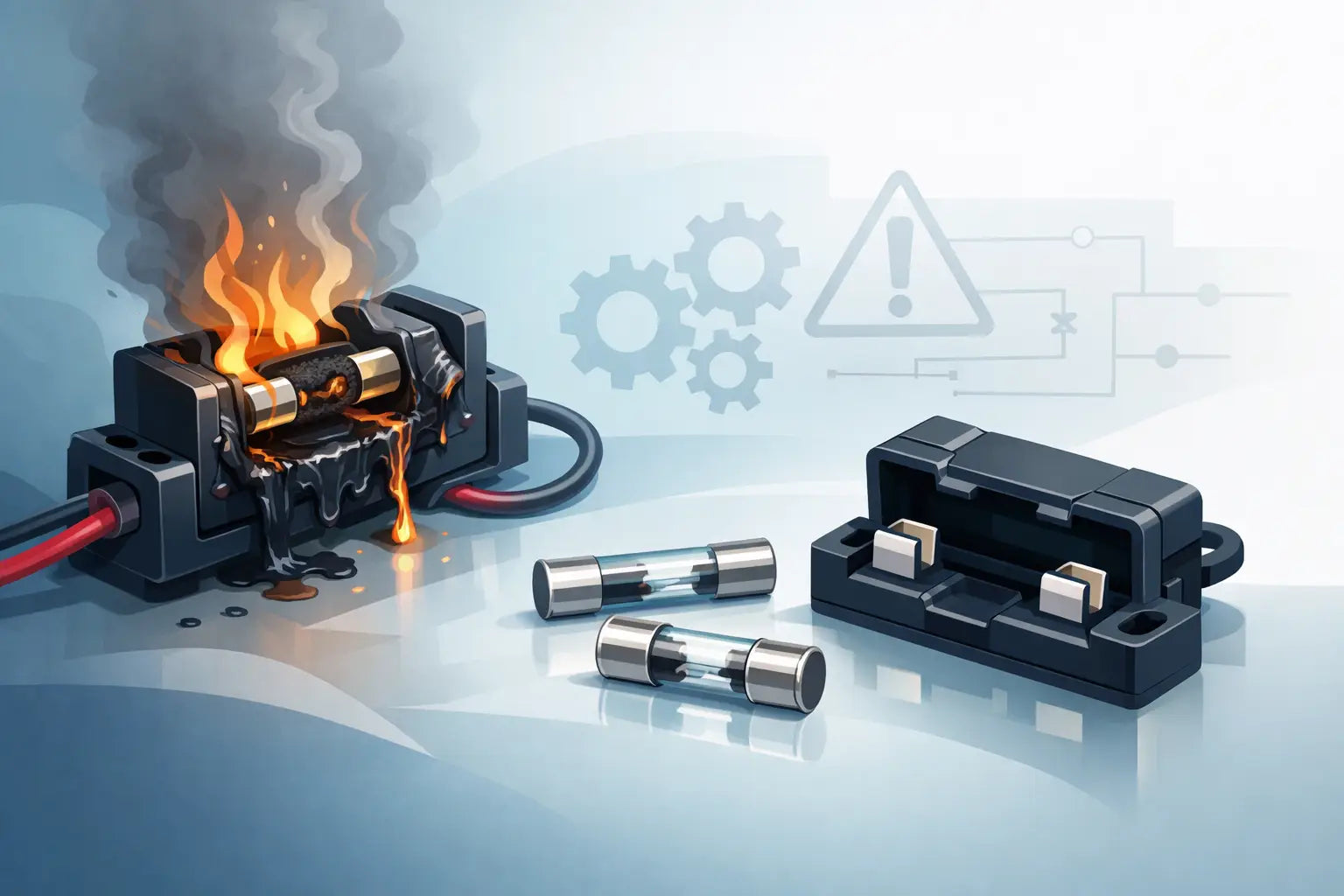 Why a Melted Fuse Holder Needs More Than a Fuse