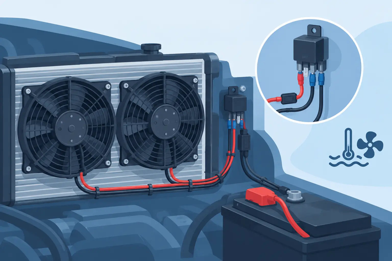 How to Wire Cooling Fans for Reliable Engine Cooling