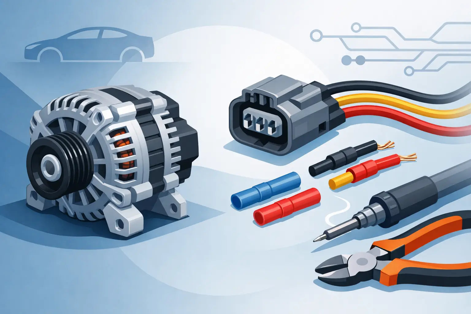 Honda Alternator Connector Pigtail Repair Guide