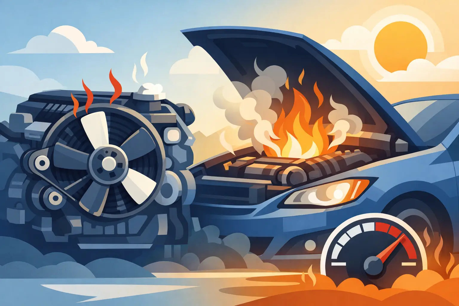 Can a Faulty Cooling Fan Overheat an Engine?
