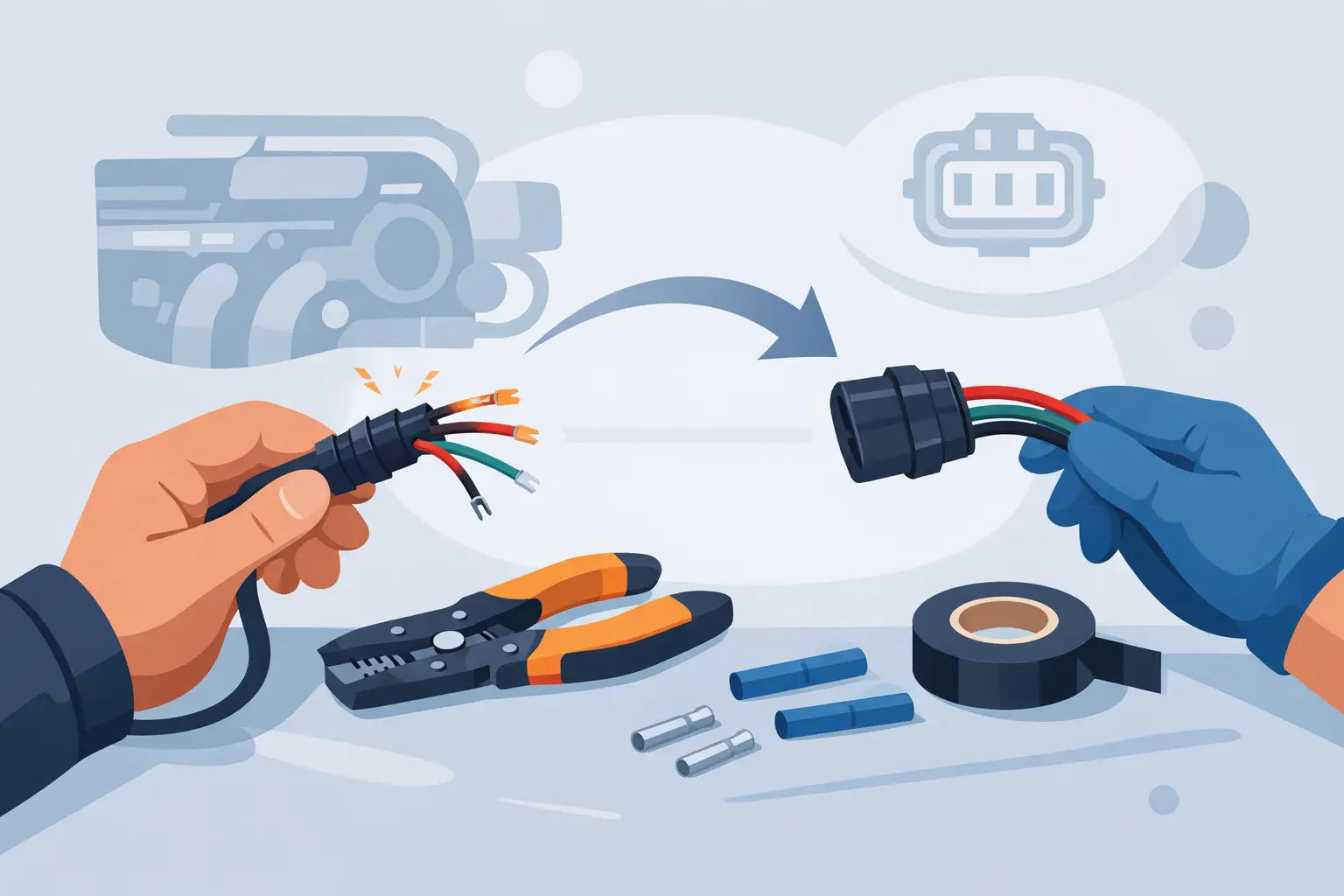 How to Replace a Pigtail Connector Correctly