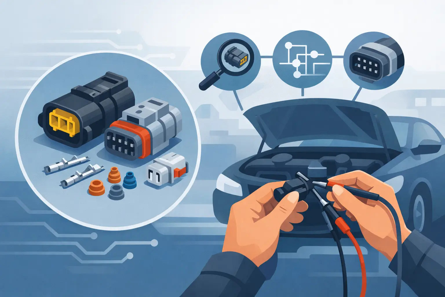 How to Identify Automotive Electrical Connectors