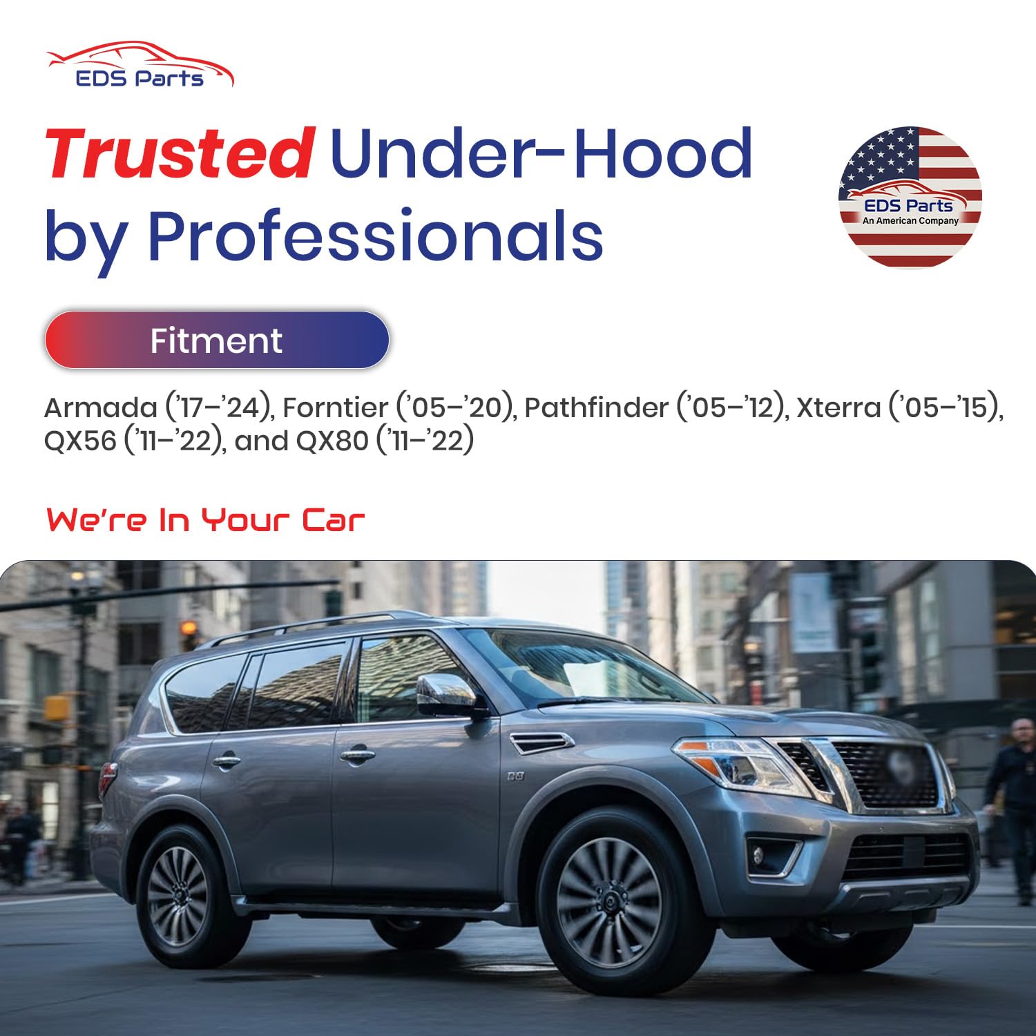 EDS 24380-89914 2438089914 Fusible Link Holder & 24340-7F000 Positive Battery Terminal – 6-Pole Battery Fuse Assembly for Nissan Armada,Frontier,Pathfinder,Xterra,QX56 & QX80 (140A/80A/60A Circuits)