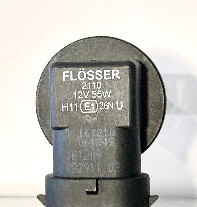 2 Pack! FLOSSER Automotive - Halogen HB 9005 - High Performance Halogen Headlight Bulb, High Beam, Low Beam and Fog Bulb, Bright White Light (Contains 2 Bulbs)