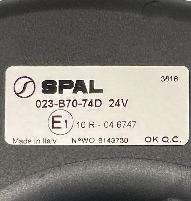 SPAL 30003545 24 Volt Single Wheel Blower 023-B70-74D 24V 580 cfm