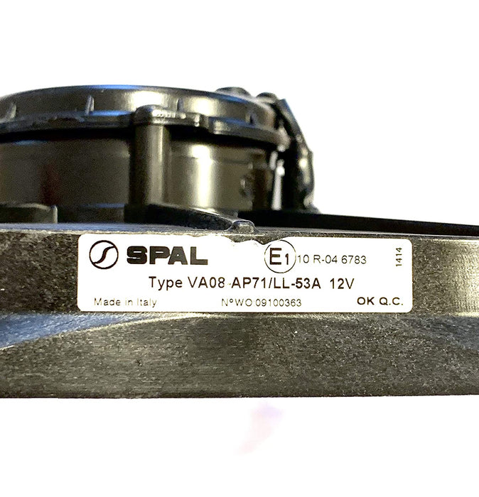 SPAL 30102042 14" 12 Volt Puller Fan High Performance Curved Blade 1864 cfm VA08-AP71/LL-53A