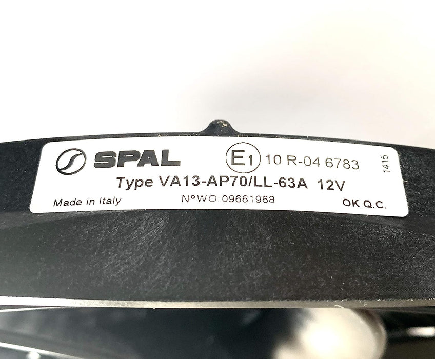 SPAL 30102044 13" 12 Volt Puller Fan High Performance Curved Blade 1777 cfm