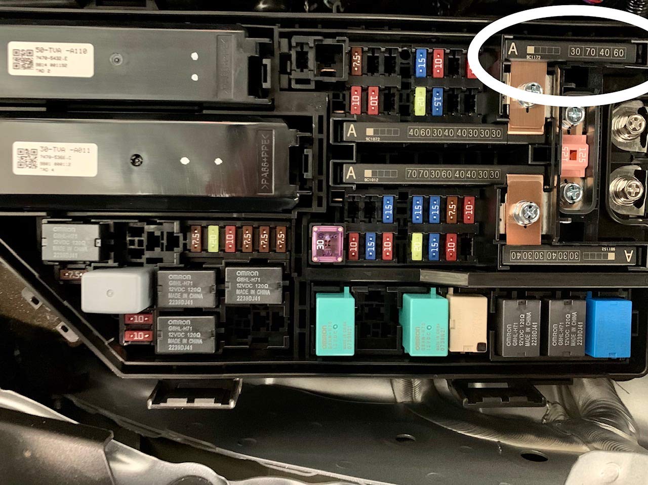 38232TVAA01 MULTI-BLOCK-FUSE-A-4-CIRCUIT-ACCORD-30AMP-70AMP-40AMP-60AMP