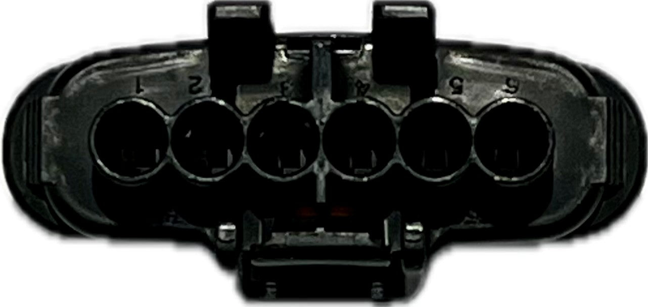 YAZAKI-7283196830-6-POSITION-FEMALE-SEALED-CONNECTOR-HOUSING-TOYOTA-90980-11858