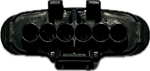 YAZAKI-7283196830-6-POSITION-FEMALE-SEALED-CONNECTOR-HOUSING-TOYOTA-90980-11858