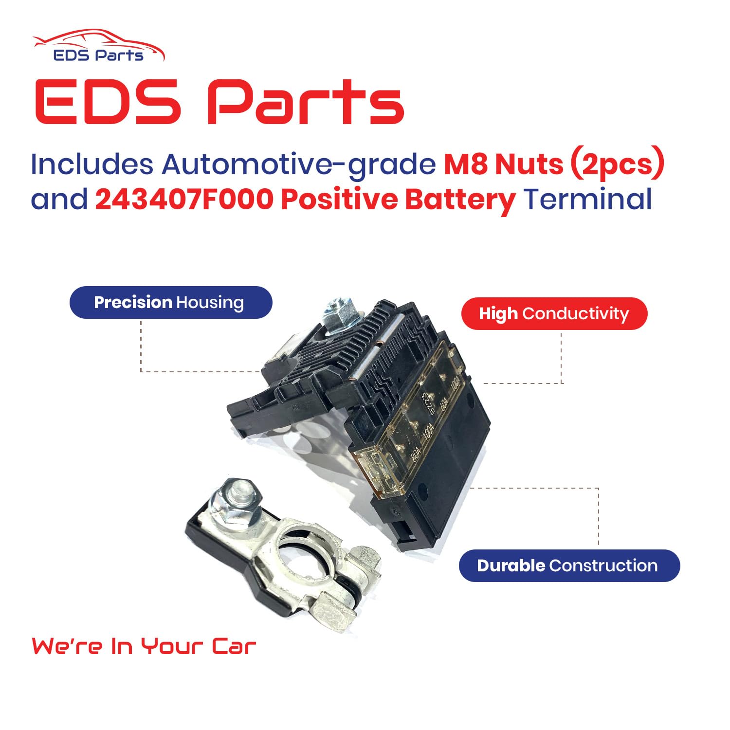 EDS 924-079 Fuselink Fuse & Positive Battery Terminal