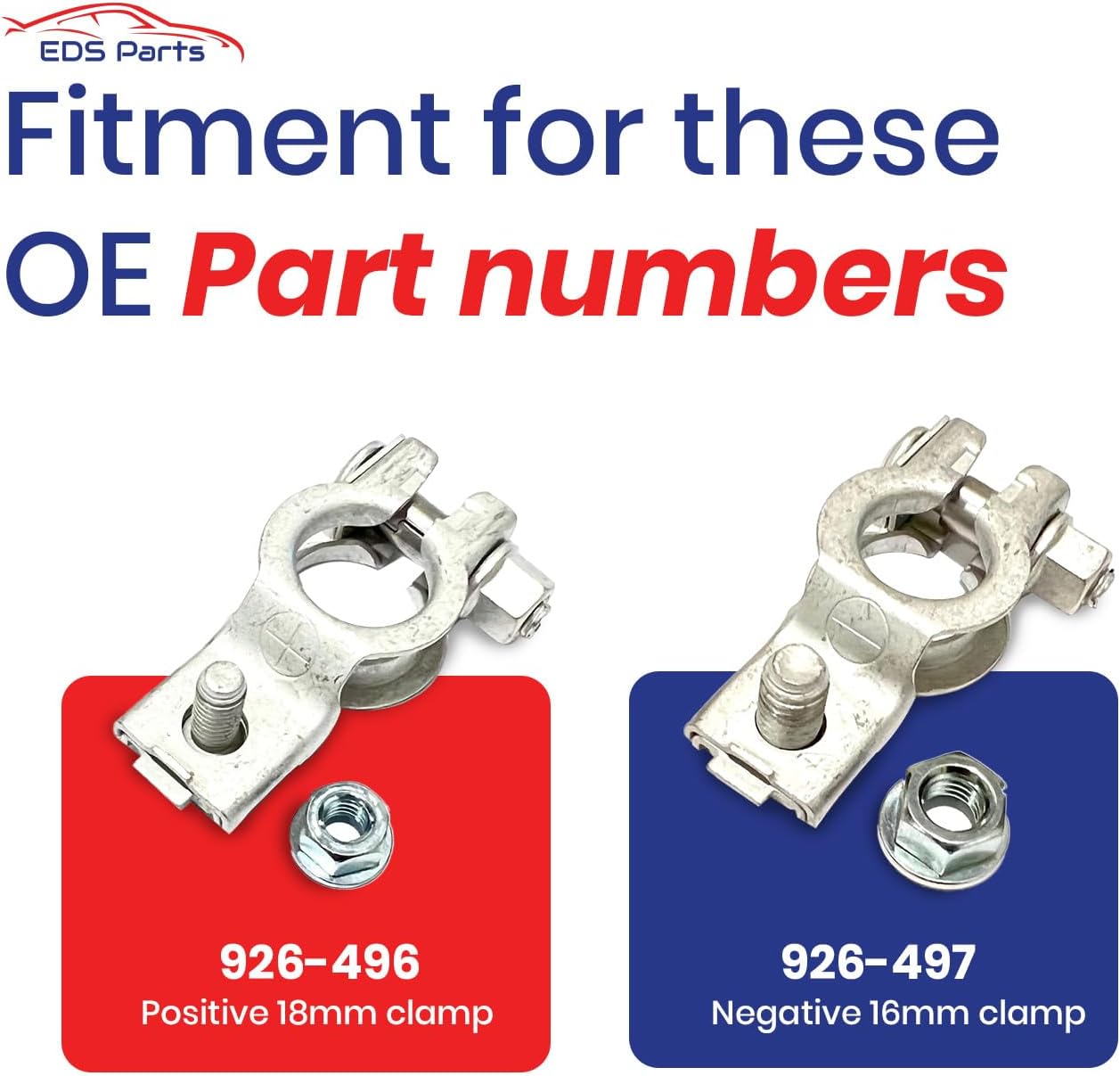 Battery Terminal Connectors for Chrysler Jeep Ram Dodge vehicles