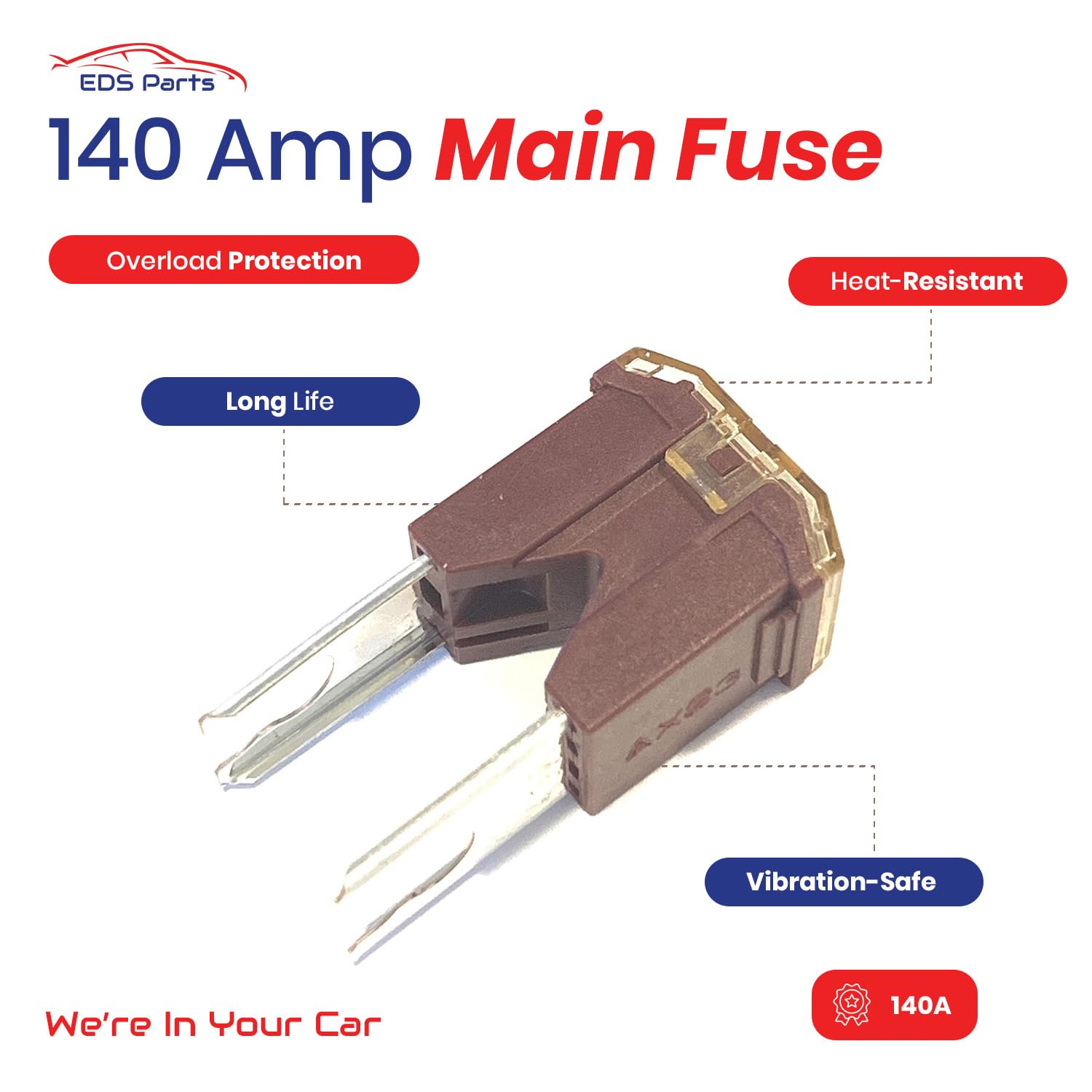 EDS 927-2140 140 Amp Bolt Fuse |Toyota 90982-08286 Falcon etc