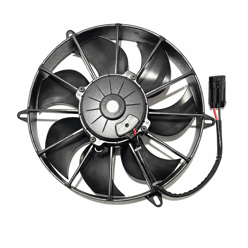 SPAL Fan - 30102800 11" 12 Volt Puller Fan Sealed High Output Curved Blade 1604 cfm VA03-AP90/LL-68A
