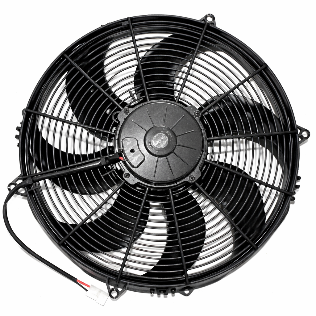 SPAL Fan - 30102082 16" 12 Volt Puller Fan Sealed Curved Blade 1918 cfm VA33-AP71/LL-65A