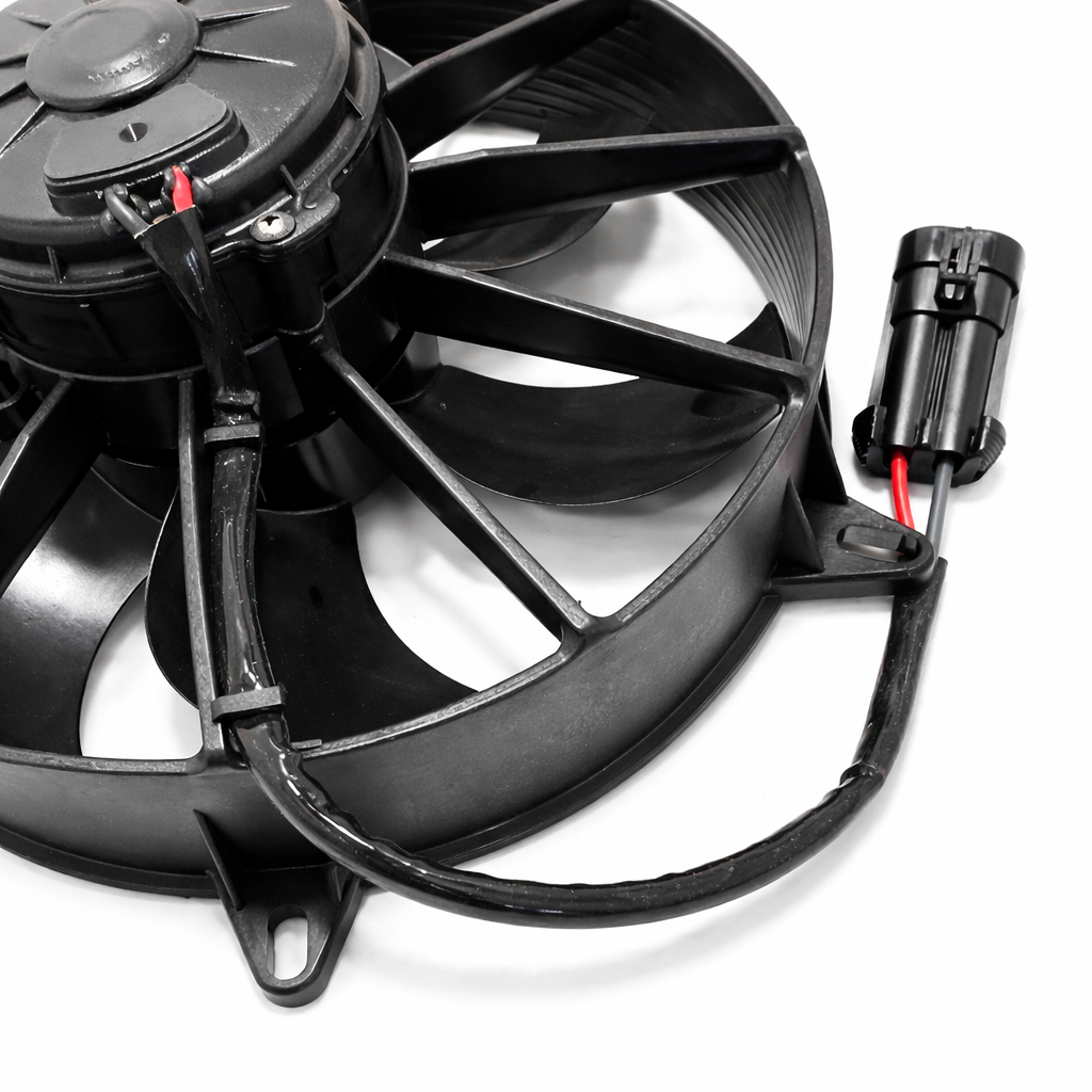 SPAL Fan - 30102800 11" 12 Volt Puller Fan Sealed High Output Curved Blade 1604 cfm VA03-AP90/LL-68A