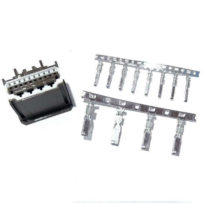 Connector Kit for WPT-1213 WPT1213 - Housing and terminals for 14 Pin Hybrid Female Unsealed System for Audio Video Kicker Stillwater Systems VGL3Z-18808-A VKL3Z-18808-A HPSWP552DC etc