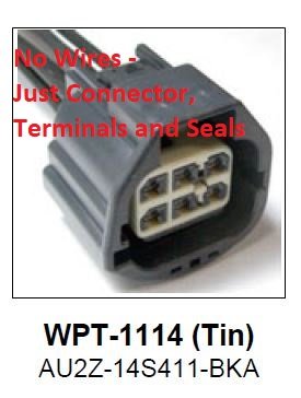 New Connector, Terminals & seals for WPT1114 WPT-1114 / AU2Z-14S411-BKA AU2Z14S411BKA
