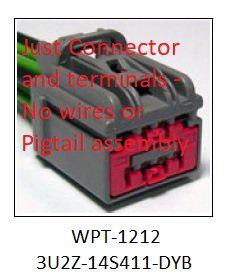 New Connector & Terminals for WPT-1212 / 3U2Z-14S411-DYB