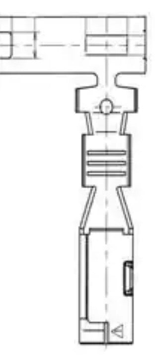 Yazaki 7116-4111-02 7116411102 Female Terminal Unsealed 18-16 AWG 2.8 Tab width