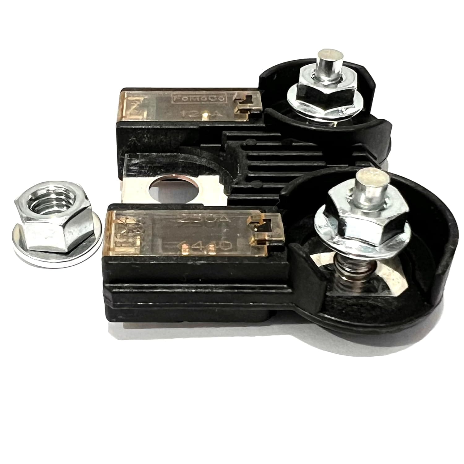 EAPP Fuselink Ford AL3Z-14526-AA AL3Z14526AA 250Amp / 125Amp Battery Fuselink Fuse with Nuts for F-150 F150 F-250 Pick up Trucks Alternator Starter Ford F-150 AL3Z-14526-AA 250Amp / 125Amp Battery Fuse & BT4Z14450AA 