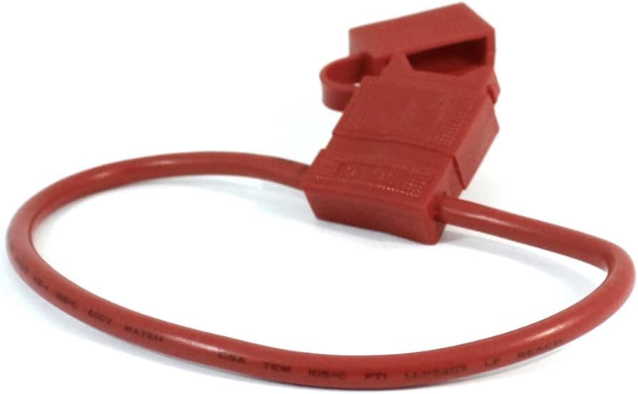 EDS 10 Gauge Fuse Holder - 10 AWG Inline Fuse Holder with both 30 & 40 AMP ATC Blade Fuses 10 Gauge Fuse Holder - 10 AWG Inline Fuse Holder