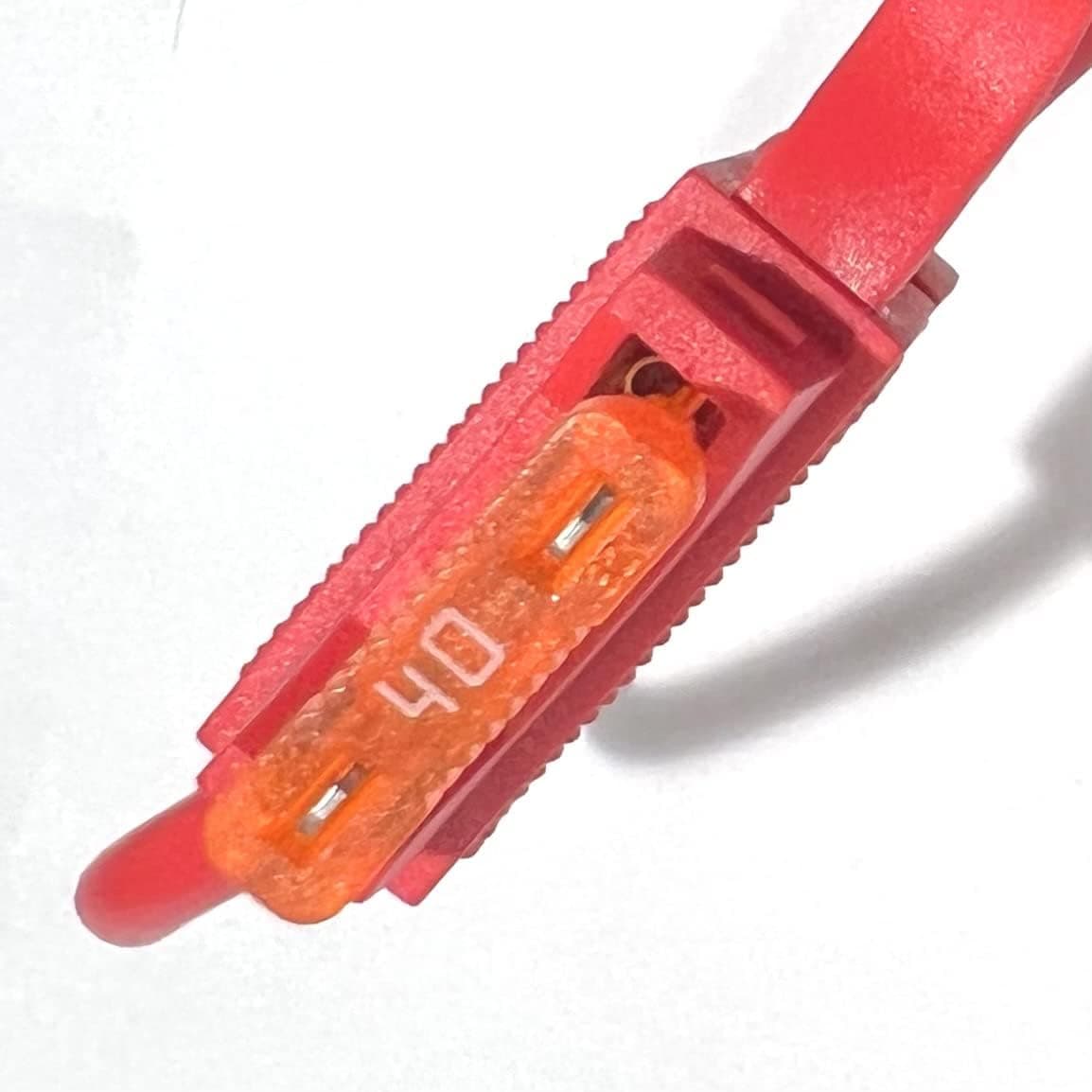 EDS 10 Gauge Fuse Holder - 10 AWG Inline Fuse Holder with both 30 & 40 AMP ATC Blade Fuses 10 Gauge Fuse Holder - 10 AWG Inline Fuse Holder