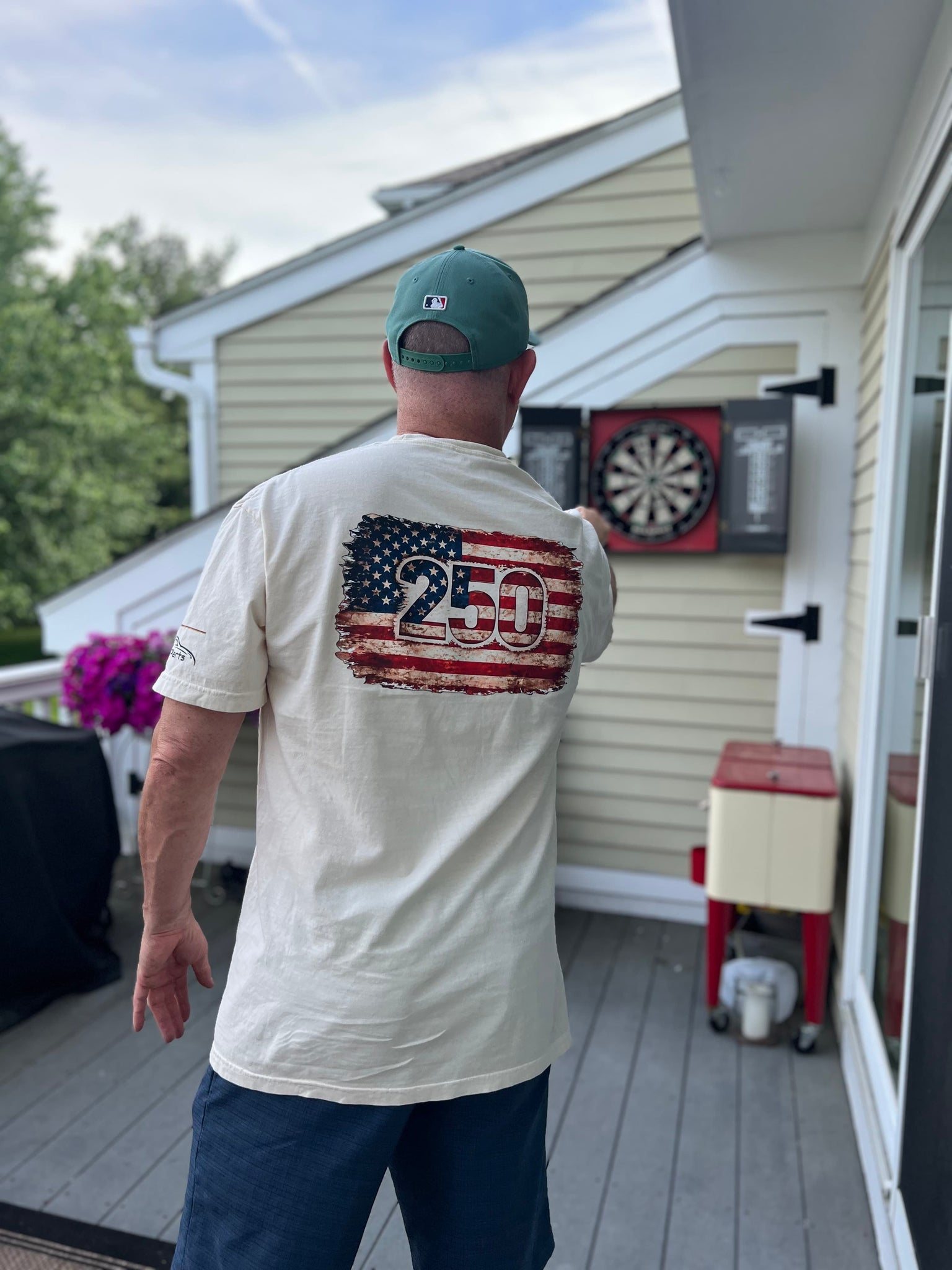 EDS America 250 Comfort Colors® T-Shirt | 7•4•1776 Patriotic Tee | Double-Sided July 4th Independence Day Shirt - Ships in 1-3 business Days America 250 Comfort Colors® T-Shirt | 7•4•1776 Patriotic Tee | Double-Sided July 4th Independence Day Shirt - Ships in 1-3 business Days