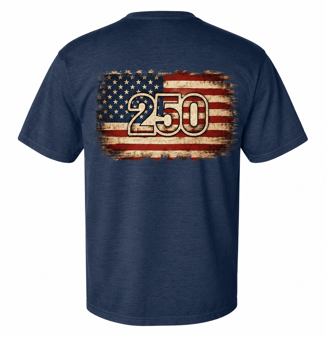 EDS America 250 Comfort Colors® T-Shirt | 7•4•1776 Patriotic Tee | Double-Sided July 4th Independence Day Shirt - Ships in 1-3 business Days America 250 Comfort Colors® T-Shirt | 7•4•1776 Patriotic Tee | Double-Sided July 4th Independence Day Shirt - Ships in 1-3 business Days