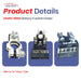 EDS Combo Pack - Terminal & Fuse EDS 24380-89914 2438089914 Fusible Link Holder & 24340-7F000 Positive Battery Terminal – 6-Pole Battery Fuse Assembly for Nissan Armada,Frontier,Pathfinder,Xterra,QX56 & QX80 (140A/80A/60A Circuits) EDS 24380-89914 Fuselink Fuse & Battery Terminal