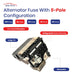 EDS Combo Pack - Terminal & Fuse EDS 924-079 924079 Fusible Fuse Link & Positive Battery Terminal Kit, 250 Amp Main Alternator Fuse, Exact Replacement for Nissan Altima (07-13), Maxima (09-14), Murano (09-14), Teana (08-12) EDS 924-079 Fuselink Fuse & Positive Battery Terminal