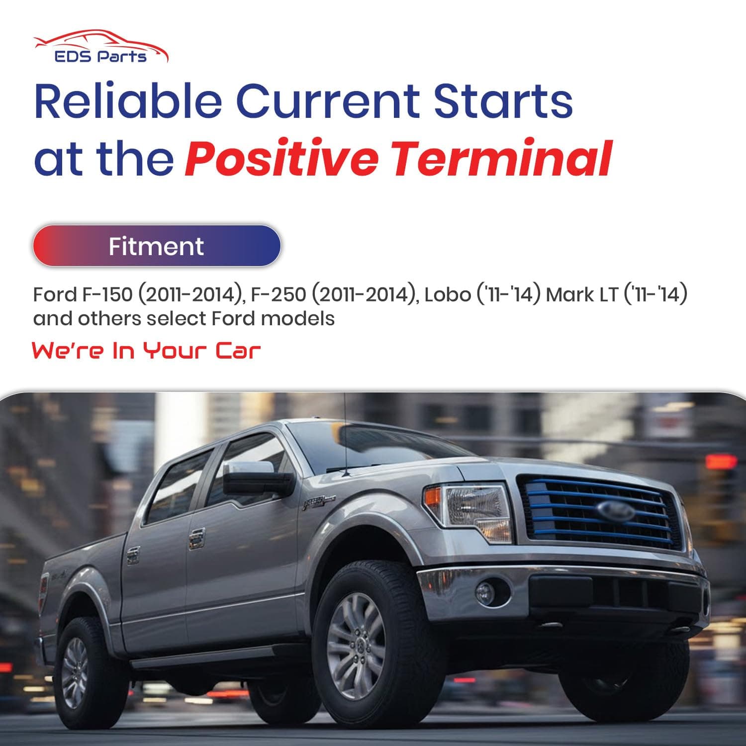 EDS Combo Pack - Terminal & Fuse EDS AL3Z-14526-AA AL3Z14526AA 250A/125A Battery Fuselink Fuse & BT4Z-14450-AA Positive Terminal Assembly for Ford F-150(2011–2014), F-250(2011–2014),Lobo,Mark LT Complete OEM Style Replacement Kit Ford F-150 AL3Z-14526-AA 250Amp / 125Amp Battery Fuse & BT4Z14450AA 