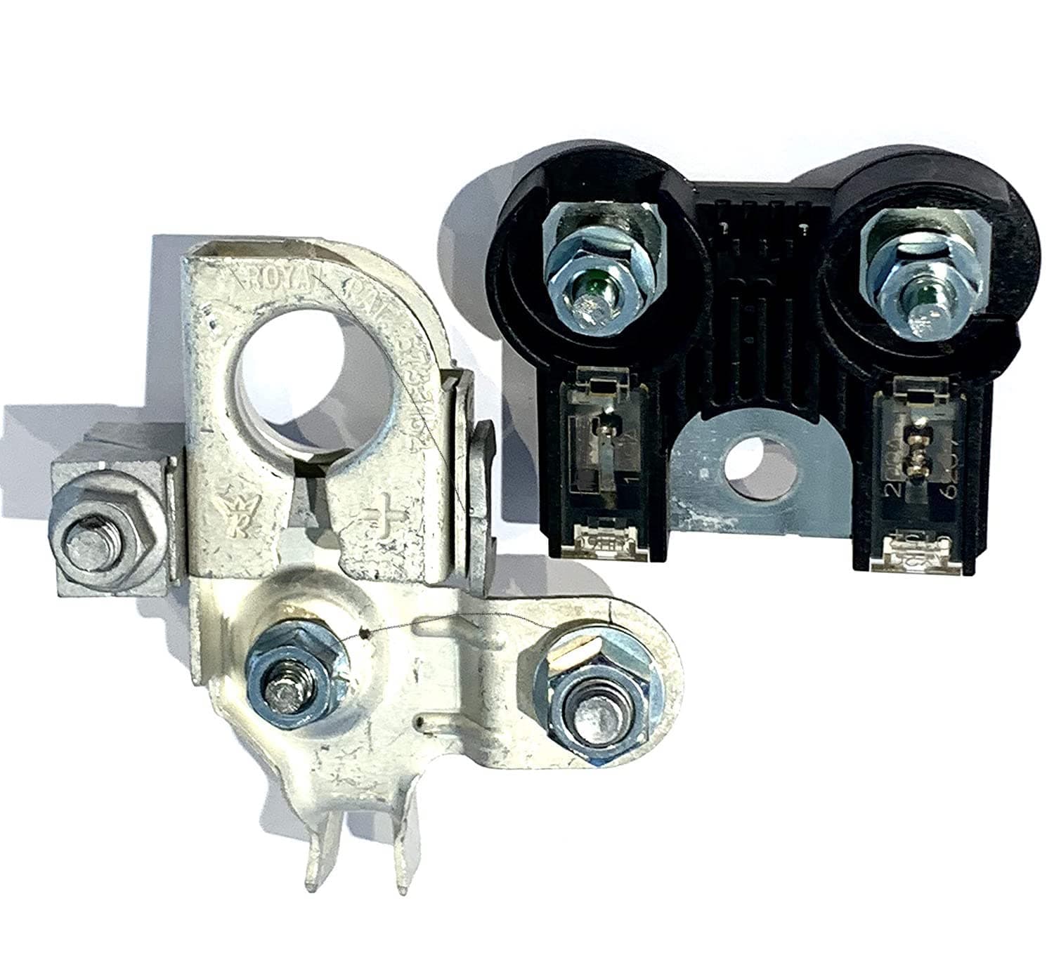 EDS Combo Pack - Terminal & Fuse Ford AE5Z-14526-BA 200 Amp / 120 Amp BFT & BT4Z-14450-AA Terminal with Nuts for Edge/Fusion etc Ford AE5Z-14526-BA 200 Amp / 120 Amp Fuse for Edge / Fusion