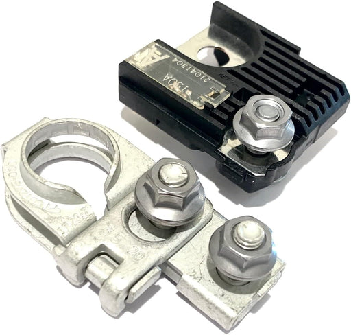EDS Combo Pack - Terminal & Fuse Hyundai | Kia 18790-01318 1879001318 150 Amp Battery Fuselink Fuse A & 91980-3X010 POSITIVE Battery Terminal Connector for Sonata Tucson Accent Sedona Soul Rio etc. Hyundai | Kia 18790-013181 50 Amp Fuse A & Battery Terminal