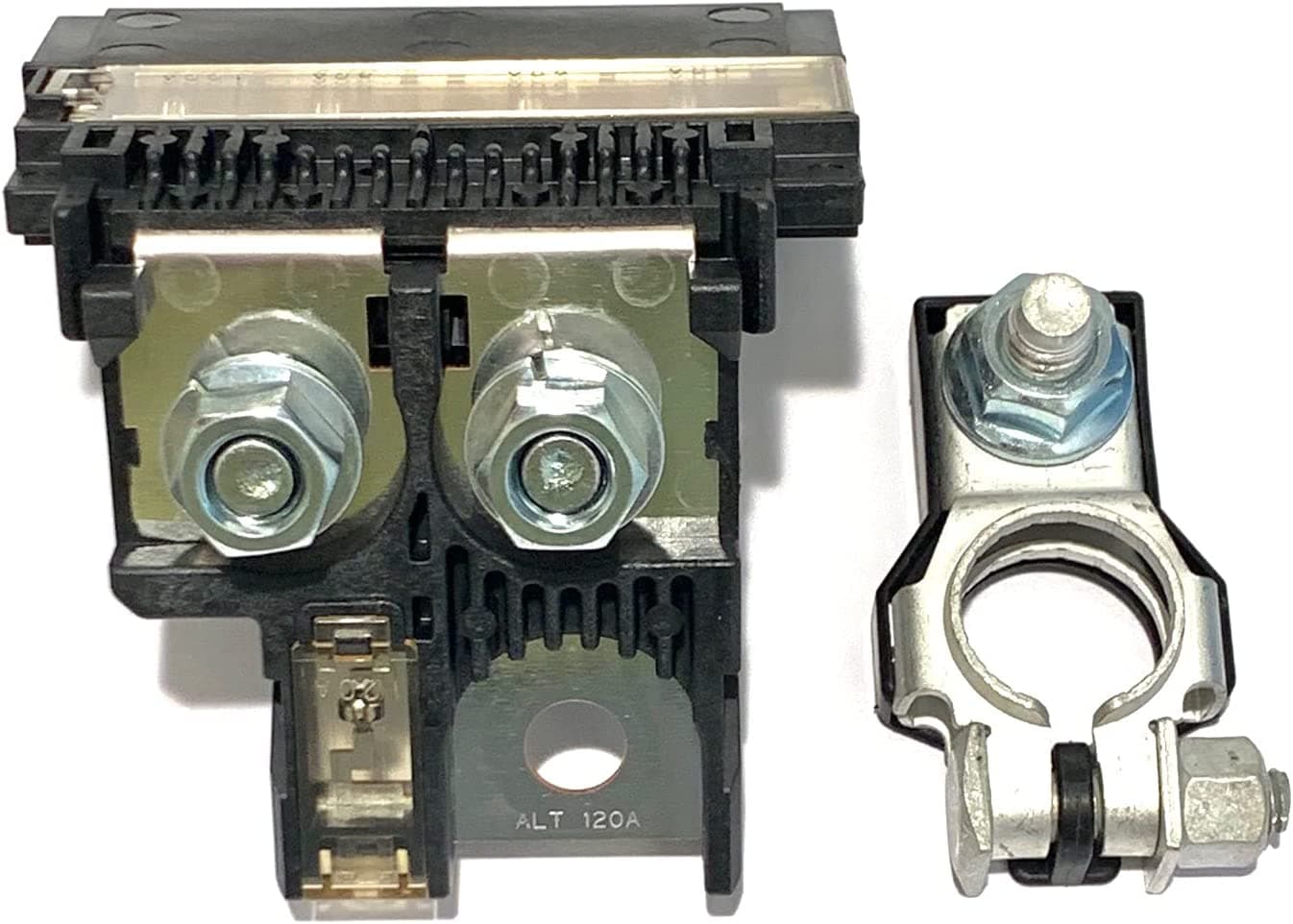 EDS Combo Pack - Terminal & Fuse Nissan | Infiniti 24380-79913 2438079913 Battery Fusible Fuselink Fuse with 24340-7F000 POSITIVE Battery Terminal with Nuts for FX35 FX45 G35 350Z NV200 etc Nissan | Infiniti 24380-79913 Fuselink Fuse & Battery Terminal