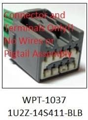 EDS Connector Kit WPT-1037 WPT1037 and Ford WPT-1037 WPT1037 1U2Z-14S411-BLB 1U2Z14S411BLB Connector Kit | FEMALE Mate to WPT-1175 WPT1175 WPT-1037 | Ford 1U2Z-14S411-BLB Connector Kit | Female Mate to WPT-1175