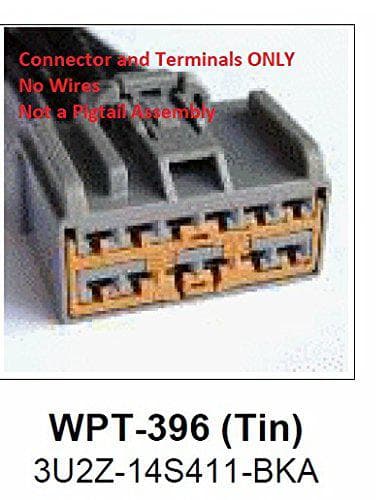 EDS Connector Kit WPT396 WPT-396 / Ford 3U2Z-14S411-BKA 3U2Z14S411BKA Connector Kit WPT-396 3U2Z-14S411-BKA 3U2Z14S411BKA Connector Kit 