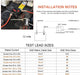 EDS Fuse Circuit Breaker Resettable Fuse Car Marine Boat Trolling Motor ATV 42VDC Waterproof Protected Resettable Fuse Circuit Breaker Car Marine Trolling Motor