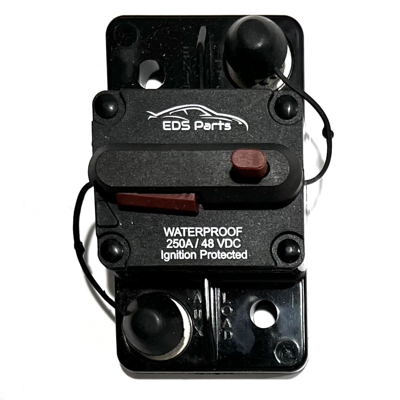EDS Fuse Circuit Breaker Resettable Fuse Car Marine Boat Trolling Motor ATV 42VDC Waterproof Protected Resettable Fuse Circuit Breaker Car Marine Trolling Motor