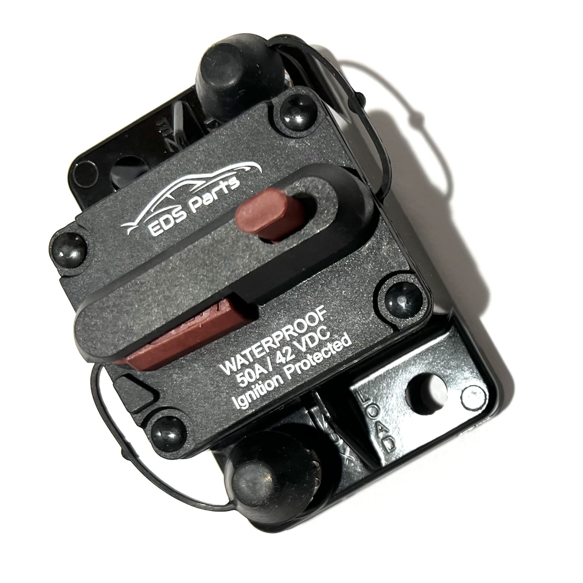 EDS Fuse Circuit Breaker Resettable Fuse Car Marine Boat Trolling Motor ATV 42VDC Waterproof Protected Resettable Fuse Circuit Breaker Car Marine Trolling Motor