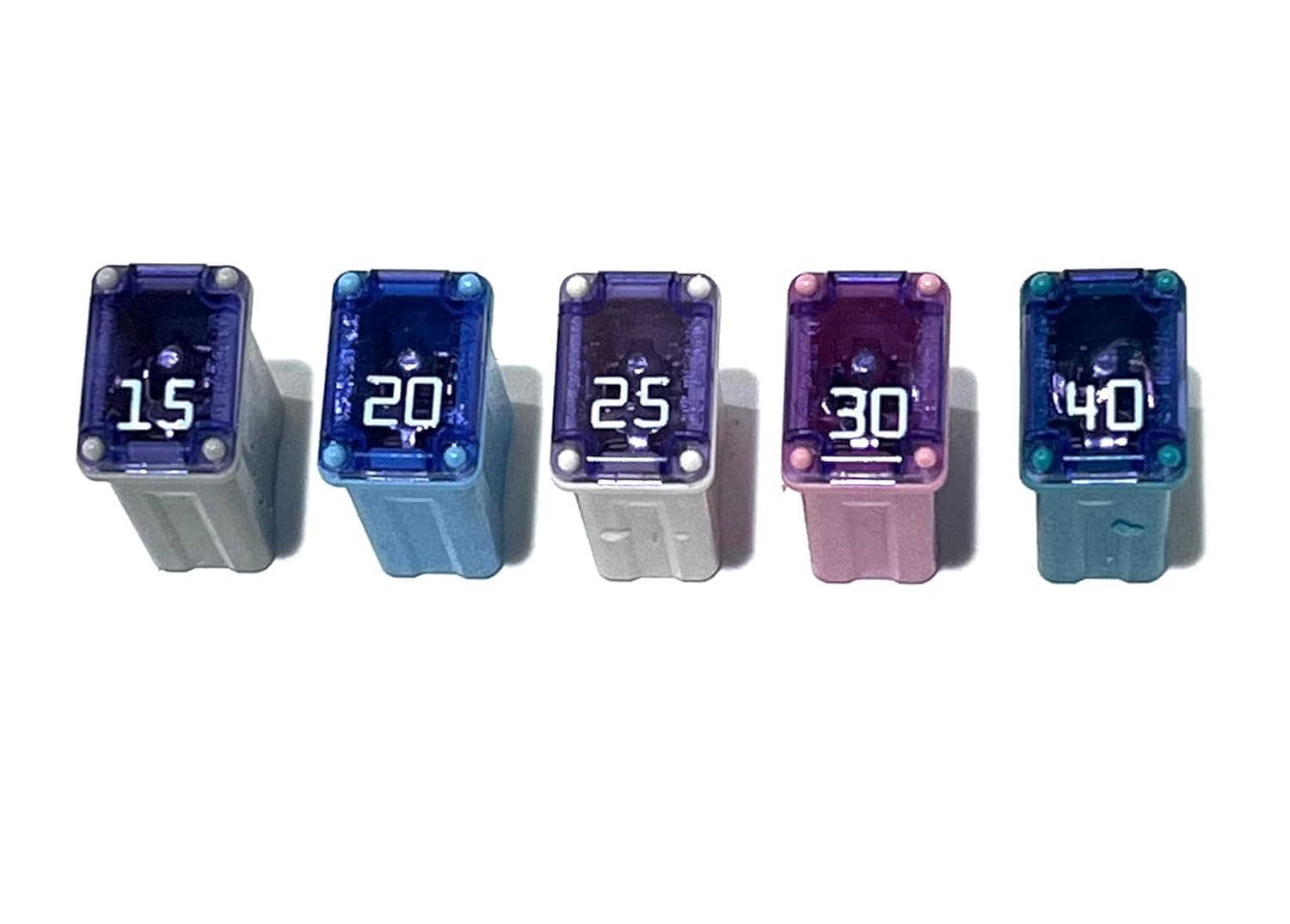 EDS Fuse EDS Micro Cartridge Auto Fuses, FMM/MCASE Fuses - choose your option -  Kit, 5 Each - 15A, 20A, 25A, 30A, 40A or multi pack EDS Micro Cartridge Auto Fuses, FMM/MCASE Fuses - choose your option -  Kit, 5 Each - 15A, 20A, 25A, 30A, 40A or multi pack