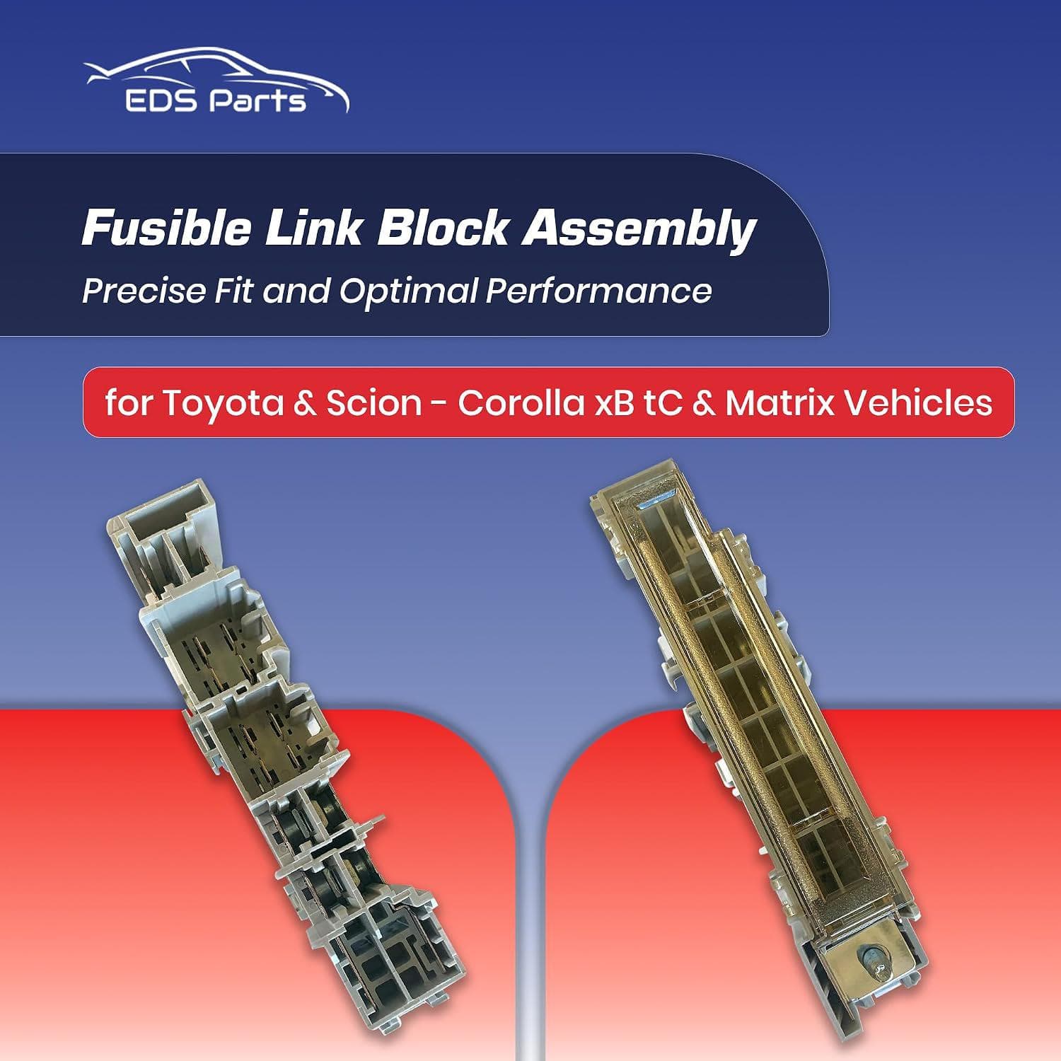 EDS Fuselink 82620-12280 8262012280 Fusible Link Block Assembly for Toyota Lexus & Scion - Corolla xB tC & Matrix Vehicles 150 Amp Main Alternator Fuse 82620-12280 Multi Link Block Assembly Fuse