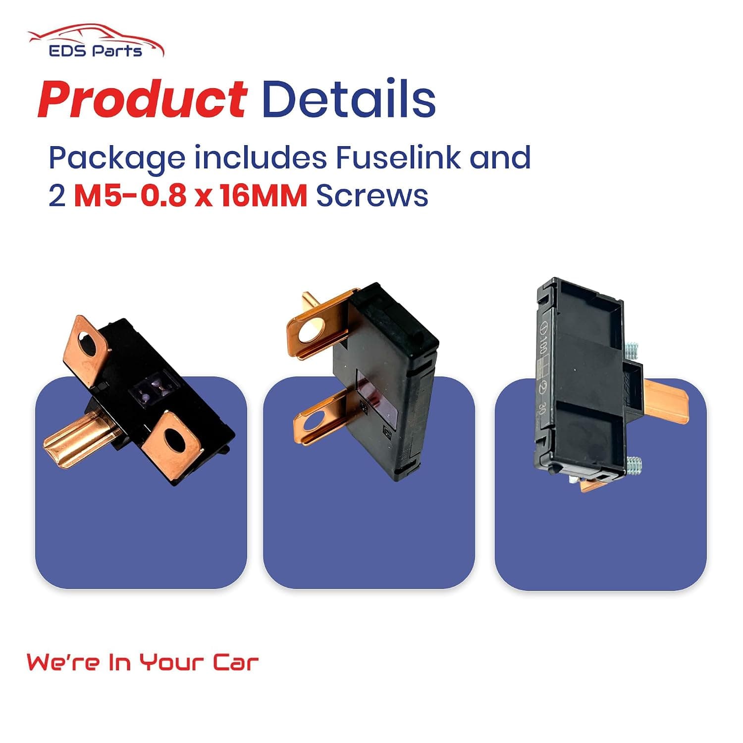 EDS Fuselink EDS 38231-STK-A01 Fuse (100 Amp / 30 Amp) | Fits Acura RDX (07-12) | 38231STKA01 OEM-Style Replacement with 2 Screws | Made in Japan Multi Block Fuse EDS 38231-STK-A01 Fuse (100 Amp / 30 Amp)