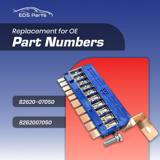 EDS Fuselink EDS 82620-07050 8262007050 Fusible Link Block Assembly Multi Link Fuse Toyota | Lexus 82620-07050 Fusible Link Fuse Camry Avalon