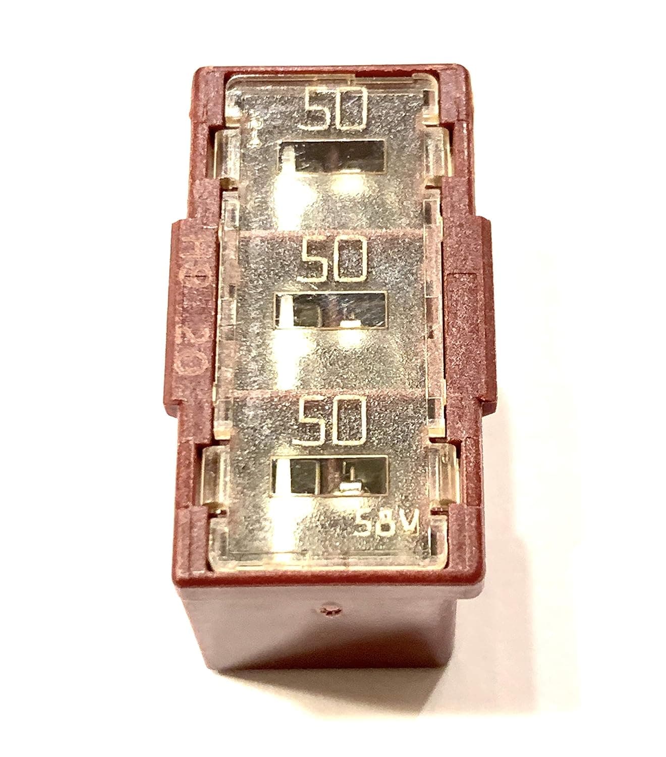 EDS Fuselink EDS 927-8303 9278303 3-Circuit 50 Amp 50A/50A/50A red fuselink Fuse Compatible Replacement for Toyota and Lexus Cars - Part Number 90982-08303 9098208303 EDS 927-8303 | 50A/50A/50A Multi Fuse - Toyota 90982-08303