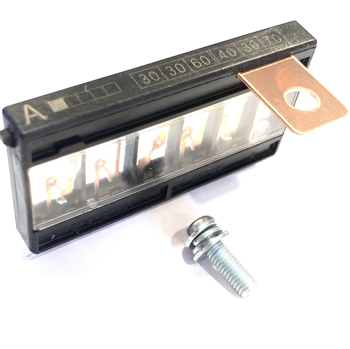 EDS Fuselink Honda | Acura 38232-TBA-A01 38232TBAA01 Multi Block A Fuse (6 Circuit) with Screw for Civic CR-V Honda | Acura 38232-TBA-A01 Multi Block A Fuse (6 Circuit)
