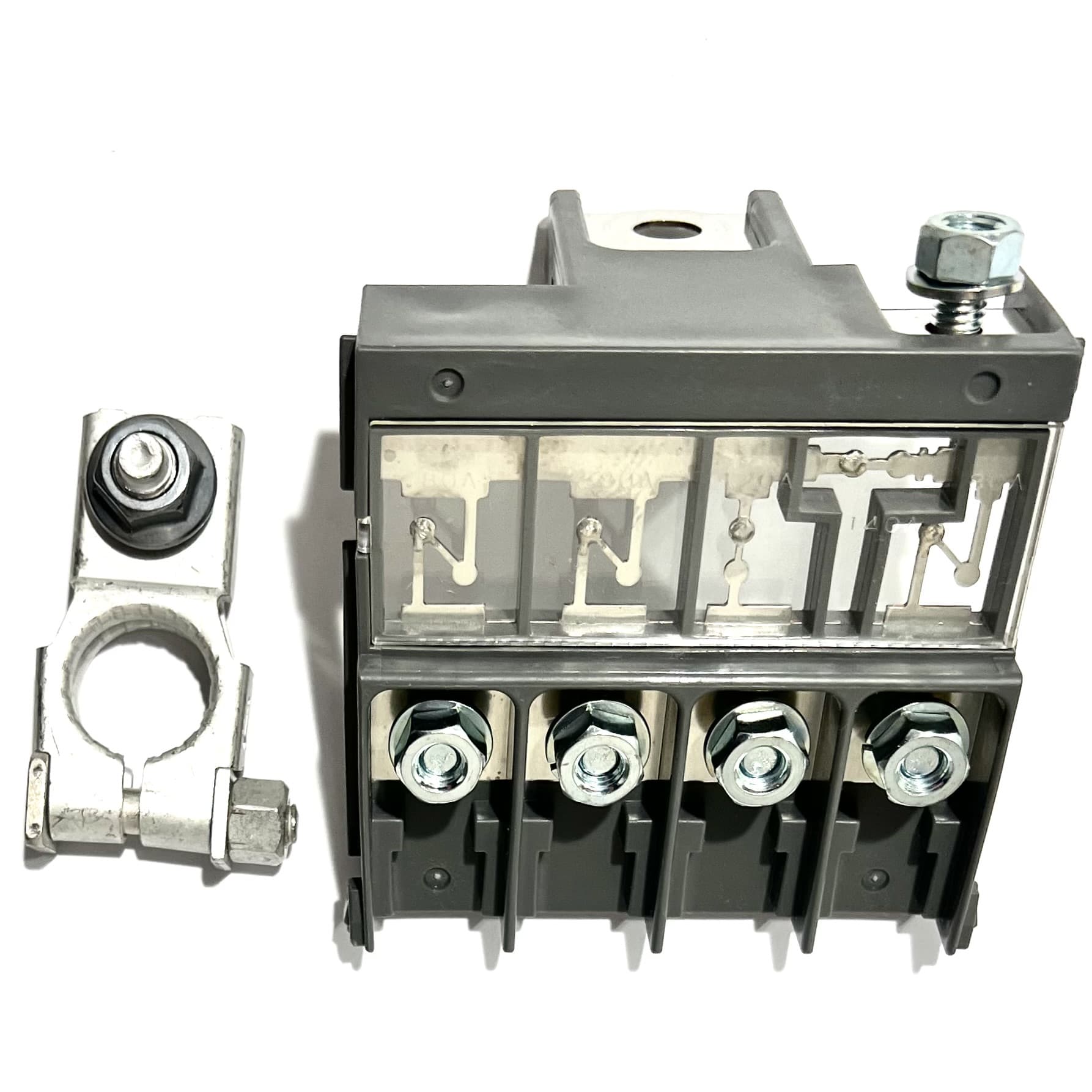 EDS Fuselink Mitsubishi 8571A019 Fusible Link & MU001365 Positive Battery Terminal Fuse Combo Pack Compatible Replacement for Mitsubishi Lancer Outlander & Sport. 5 Circuit fuselink with 140 Amp Alternator Fuse Mitsubishi 8571A019 Fuse & Battery Terminal