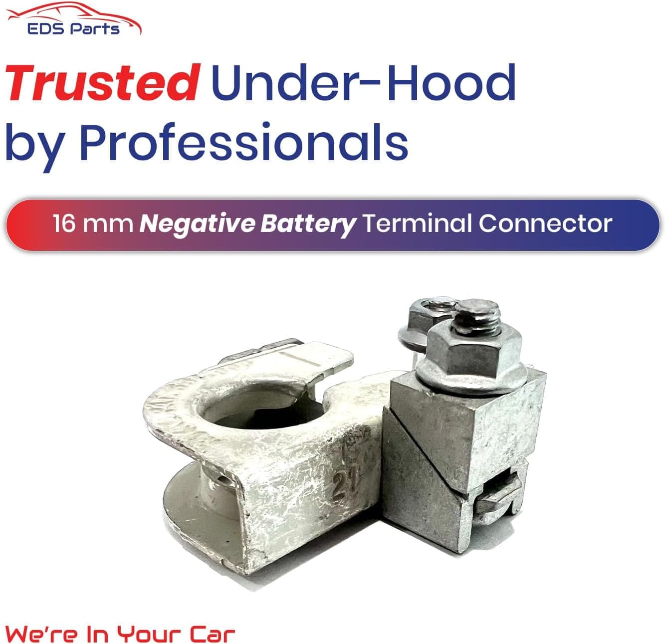 EDS Negative Terminals EDS 926-879 926879 Negative Battery Terminal Connector | Exact Replacement for Ford BT4Z-14450-BA BT4Z14450BA | Fits F-150, Explorer, Edge, Fusion, MKX, MKZ, Nautilus & similar models EDS 926-879 Negative Battery Terminal for Ford BT4Z-14450-BA